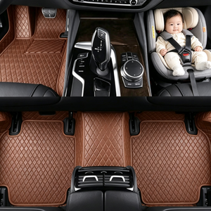 Nouvelle conception <span class=keywords><strong>2022</strong></span>, ensemble complet de 3 pièces, antidérapant, rouge, simple couche, épaisseur 18 mm, tapis de sol de voiture Ecosport Santa Fe Wrangler - Product Image 4