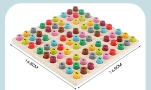 Juego de Mesa de Sudoku de Madera Educativo para el Escritorio, Juguetes para Entrenar la Capacidad de Pensamiento Lógico y la Habilidad Matemática - Product Image 6