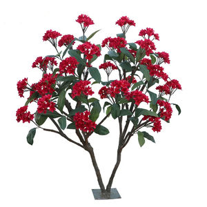 Fleur Rouge Artificielle Géante <span class=keywords><strong>Frangipanier</strong></span> Arbre à Fleurs pour l'Extérieur Hôtel Paysage Simulation Slik Arbre à Magnolia Rouge <span class=keywords><strong>Artificiel</strong></span> - Product Image 1