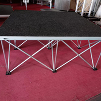 Plateforme de scène pliable certifiée TVU pour concerts, grands événements, spectacles, mariages, piste de danse