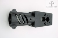 Produits d'usinage de précision CNC de haute qualité, base de montage de moteur, tuyau rond de 30 mm