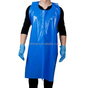 Tablier jetable en plastique PE, vente chaude, taille et emballage personnalisés, pour la transformation alimentaire, la cuisine, la coiffure, l'usine, prix abordables - Product Image 3