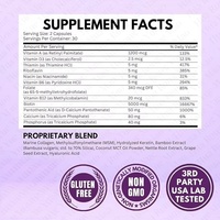 OEM/ODM Meilleures ventes Acide Hyaluronique Biotine Supplément Capsules Formule Personnalisée Cheveux Ongles Acide Hyaluronique Biotine Pilules