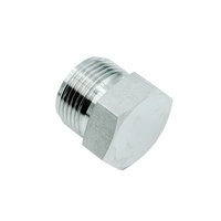 Bouchon de tuyau en acier inoxydable SS316 de haute qualité, embout de raccord 1/2 pouce, connecteur hydraulique à filetage mâle pour contrôle d'automatisation