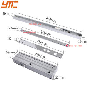 Ferme-<span class=keywords><strong>porte</strong></span> invisible moderne dissimulé, non-mains libres, robuste, à double vitesse, pour <span class=keywords><strong>porte</strong></span> invisible, 40-65 kg, silencieux - Product Image 3