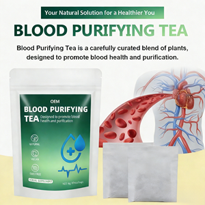 Té Herbal Purificador de Sangre OEM, Mezcla Natural Detox para la Salud Sanguínea, Vegano, Sin OMG, Orgánico USDA, Espino Blanco, 10 Bolsitas de Té de 4g Cada Una - Product Image 3