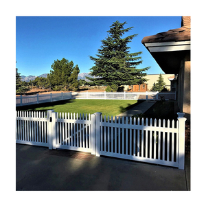 Balustrade de piquet en Pvc pour l'extérieur/panneau de clôture en plastique blanc pour maison et jardin - Product Image 4