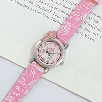 WJ-10875 2023 vente en gros nouveau Design usine enfants mignon coloré enfant montres enfants bracelet en cuir montres pour enfants