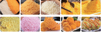 Ligne de production professionnelle de panure de pain Panko croustillante, machine à fabriquer la panure de pain Panko de style japonais