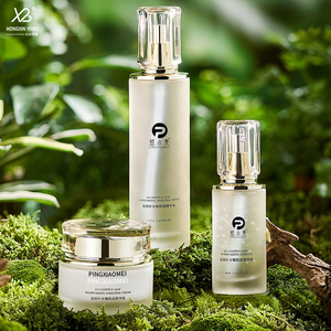 Set Kotak Hadiah Botol Kosmetik Grosir 100ml 120ml Kemasan Kaca Dapat Disesuaikan Perawatan Kulit Bentuk Datar Pilihan Produsen - Product Image 4