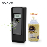 Diffuseur de parfum automatique, désodorisant mural, fonctionne sur piles, intervalle de pulvérisation réglable pour salle de bain
