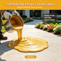 Résine époxy jaune tartrazine, revêtement liquide pour sols en sable coloré, écologique, séchage rapide, imperméable, antidérapant, intérieur/extérieur, béton