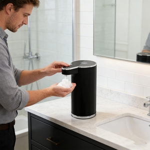 Distributeur automatique de savon de luxe en acier inoxydable 304, 350 ml, mural, électrique, pour salle de bain et cuisine - Product Image 3