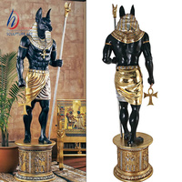 Statue de dieu égyptien en métal pour décoration