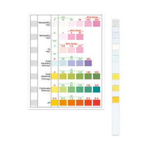 Groothandel 7 In 1 Aquarium Water Teststrips