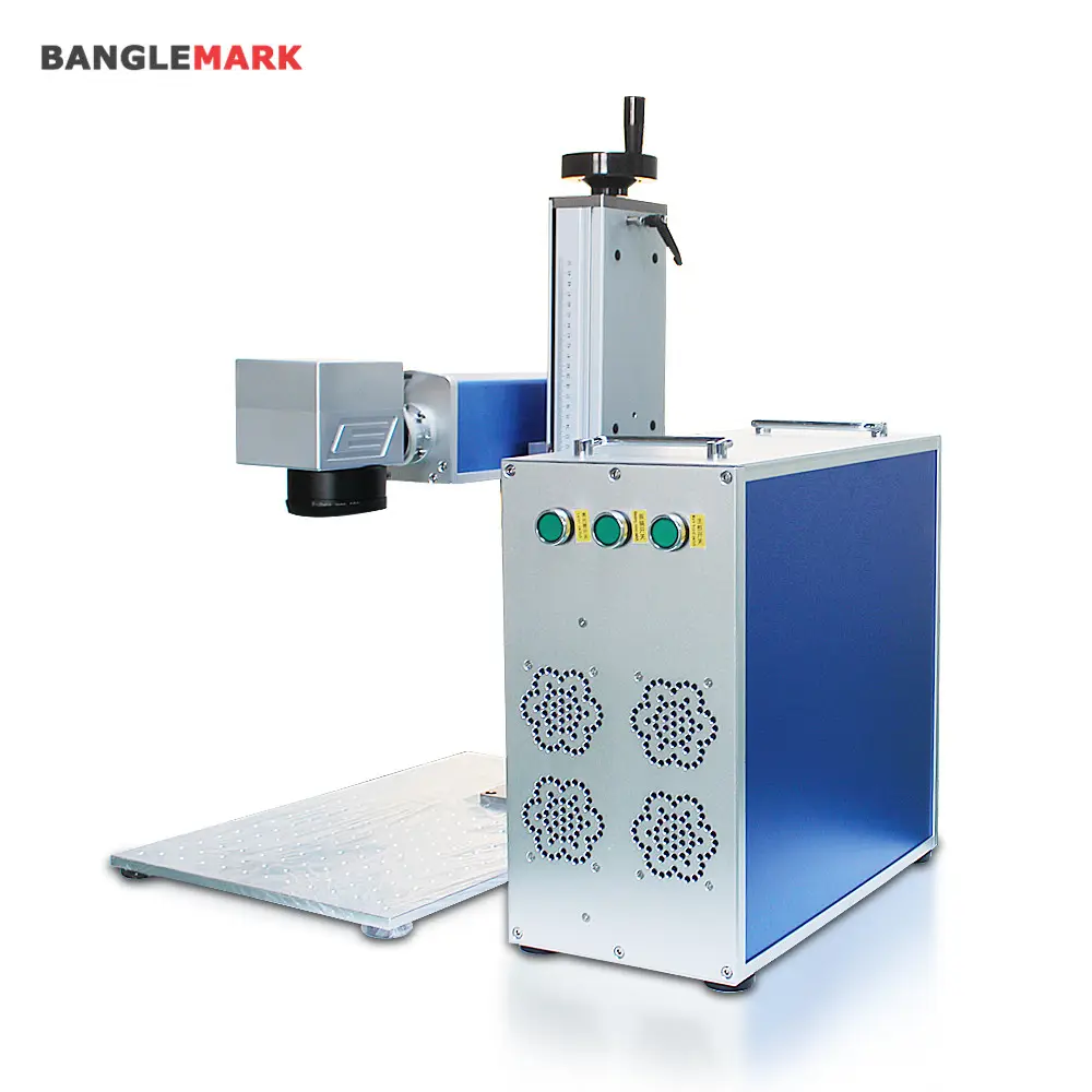 Machine de gravure de marquage laser à fibre de bureau JPT 20w 30w 50w graveur laser pour plastique or argent métal