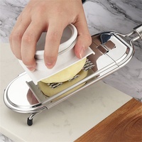 Éplucheur multifonctionnel 4-en-1 en acier inoxydable pour légumes, pommes de terre, ail et fromage, avec protection, râpe à pommes de terre et carottes