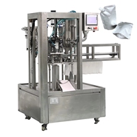 Machine de remplissage et de bouchage électrique SUS304 pour sachets à bec verseur, pour emballage alimentaire et chimique, machine à sachets verticaux économe en énergie