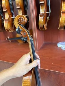 Violín profesional hecho a mano 4/4, abeto envejecido, Arce, sonido dulce, instrumento de cuerdas de nailon, se acepta OEM Master Made - Product Image 4