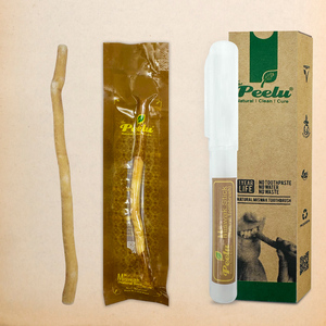 1/4/6 Hộp Tùy Chọn Peelu Hộp 2 Gói Tự Nhiên Miswak Gậy Với Nhựa Holder100 Phần trăm Tinh Khiết Sewak Bàn Chải Đánh Răng Cho Răng - Product Image 2