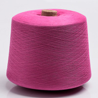 Fil 100% polyester filé à l'anneau pour le tricot de chaussettes, haute ténacité