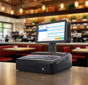 เทอร์มินัลการชำระเงิน N2840 15.6นิ้ว2 + 32กิกะไบต์ลงทะเบียนกรณีระบบ POS ร้านอาหารสั่งทั้งหมดในอุปกรณ์ POS - Product Image 1