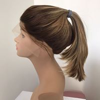 Perruque de sport juive en cheveux humains vierges européens 100% certifiés casher, avec dessus en dentelle, prix de gros usine pour femmes