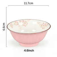 Bol à riz en céramique moderne de haute qualité sans plomb, en porcelaine émaillée, écologique, pour cadeaux d'affaires, maison, restaurant, fêtes, personnalisable