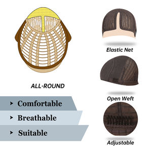 Véritable <span class=keywords><strong>Action</strong></span> Photo Brun Rouge Ombre Vague <span class=keywords><strong>Perruque</strong></span> Cheveux Bouclés Frange Mat Haute Densité Résistant À La Chaleur Fibre Layered <span class=keywords><strong>Perruque</strong></span> Rayée - Product Image 5