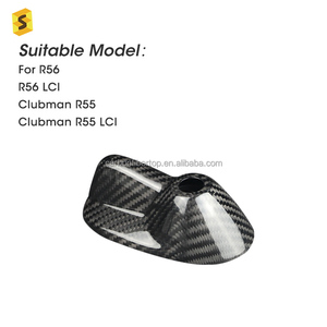 ES – accessoires de <span class=keywords><strong>voiture</strong></span> en Fiber de carbone, antenne d'<span class=keywords><strong>aileron</strong></span> de requin, antenne de toit de <span class=keywords><strong>voiture</strong></span> en Fiber de carbone, décoration de <span class=keywords><strong>voiture</strong></span> pour <span class=keywords><strong>MINI</strong></span> Clubman R55 R56 - Product Image 4