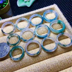 Natural <strong>Moss</strong> <strong>Agate</strong> Quartz Crystal Ocean Grass <strong>Agate</strong> <strong>Ring</strong> - Product Image 3