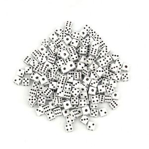 Juego de Dados Personalizados de Alta Calidad, Coloridos, Cubo D6 de Seis Caras, Esquinas Cuadradas, 5mm, Mini Dados para Juegos de Rol - Product Image 4