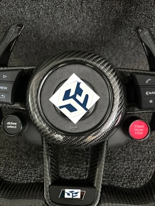 พวงมาลัยรถยนต์คาร์บอนไฟเบอร์สีแดงแบบฟอร์จ พร้อมไฟ LED และอัลคันทาร่า สำหรับรถยนต์ Volkswagen <span class=keywords><strong>MK3</strong></span> MK4 MK5 MK6 MK7 MK8 Passat B6 B7 <span class=keywords><strong>Golf</strong></span> GTI GTS R - Product Image 4