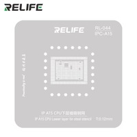 RELIFE RL-601MA Platform Stencil Reballing CPU Universal untuk Seri iPhone dan Seri Android, Template Pemasangan Chip IC