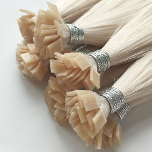 Лучшие продажи 2025: Китайские натуральные волосы K-Tips для наращивания, микроплоские кончики, с двойным слоем, на клипсах, тип K-Tip - Product Image 6