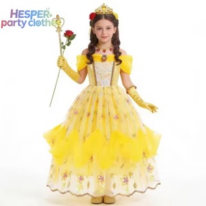 Costume de princesse HESPER pour Halloween, costume de cosplay, magnifique costume de princesse Belle, robe pour fille, personnalisation possible. - Product Image 1