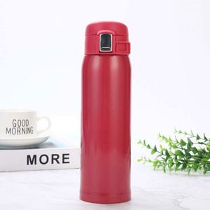 Stainless Steel Vacuum Tumbler Straight <b>Cup</b> Thermal Insulation 24H Travel Bottle With Lid Minimalist Design - Product Image 4