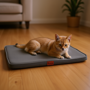 Tappetino per Animali Yommy 70x110x5cm, Cuscino in Schiuma Grigio Scuro per Cani e Gatti - Product Image 2