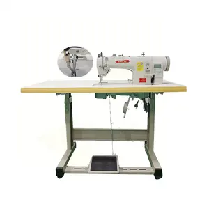 Máquina de costura de couro, máquina de costura digital de couro da movimentação direta para o material grosso