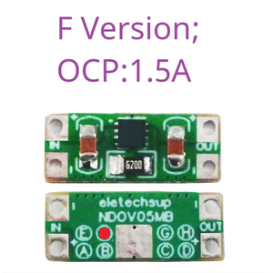 Eletechsup NDOV05MB DC 3.3-5V 0.2-2.5A Overvoltage Overcurrent Power Supply Protector OCP OVP UVLO <strong>OTP</strong> Protection Module - Product Image 3