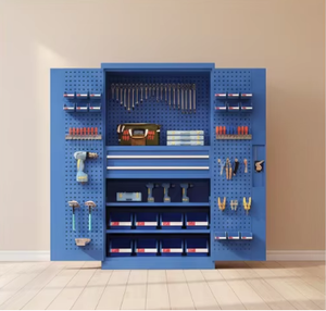 Ensemble d'outils personnalisé à 2 portes, conteneur <span class=keywords><strong>de</strong></span> rangement pour <span class=keywords><strong>garage</strong></span>, armoire <span class=keywords><strong>de</strong></span> rangement pour outils en acier laminé à froid, poste <span class=keywords><strong>de</strong></span> travail - Product Image 3