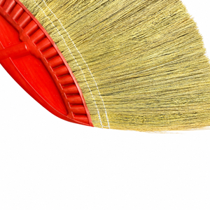 Plastic Handle Broom Head Refill With Eco Friendly Grass Bristles Medium Density Durable For Home <b>Floor</b> <b>Cleaning</b> Basic Style - Product Image 5