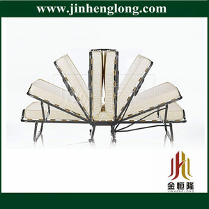 Cama plegable portátil de madera para invitados con colchón - Product Image 4