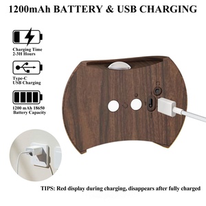 Smart Magnetic LED Wall Lamp with Human Body <b>Motion</b> <b>Sensor</b> Battery Powered & Dimmable for Bedroom and Staircase Use - Product Image 5