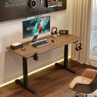 Travail à domicile en bois Table à hauteur réglable étude bureau bureau écriture ergonomique étudiant ordinateur Table élévatrice chambre Pc bureau réglable