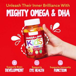 Gomitas Multivitamínicas Orgánicas Puras para Niños con DHA Omega 3 y Omega 3 6 9 para el Apoyo del Cerebro, las Articulaciones, el Corazón, los Ojos y el Sistema Inmunitario - Product Image 4