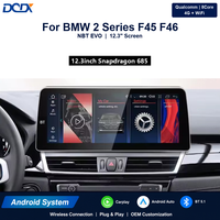 Radio Mobil Android 15 Qualcomm Snapdragon 8 Core 12,3 inci untuk BMW Seri 2 F45 F46, Navigasi GPS, Pemutar Multimedia Nirkabel
