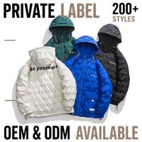 Veste matelassée à capuche pour homme, avec fermeture éclair intégrale et poches, pour l'hiver, grandes tailles et extra-larges, jusqu'à 6XL 7XL