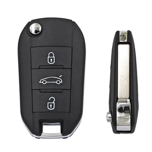Télécommande à 3 boutons 433MHz 4A Chip pour <span class=keywords><strong>Peugeot</strong></span> <span class=keywords><strong>Partner</strong></span> 508 308 Expert pour Citroen Dispatch C3 C4 Cactus HU83 / VA2 Blade - Product Image 2