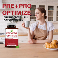 Vente en gros de capsules de probiotiques personnalisées Équilibre du pH avec mélange de prébiotiques Capsule de probiotiques pour une flore saine pour femmes